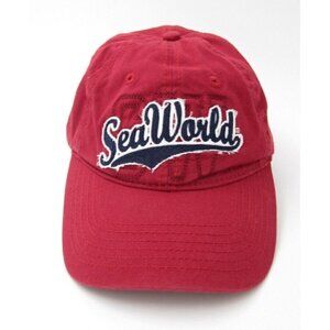 Sea World Since 1964 Red Adjustable Hat
